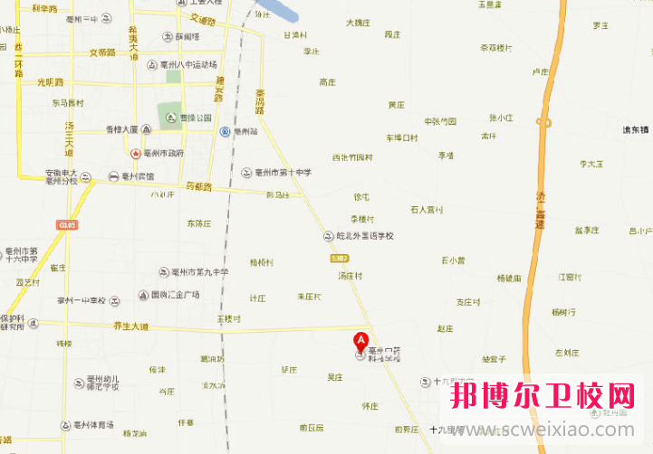 亳州中藥科技學(xué)校地址在哪里，哪個(gè)地區(qū)，哪個(gè)城市?